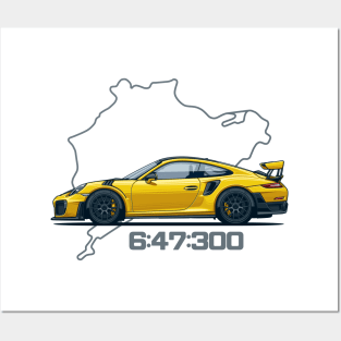 GT2 RS Nordschleife record (2017) Posters and Art